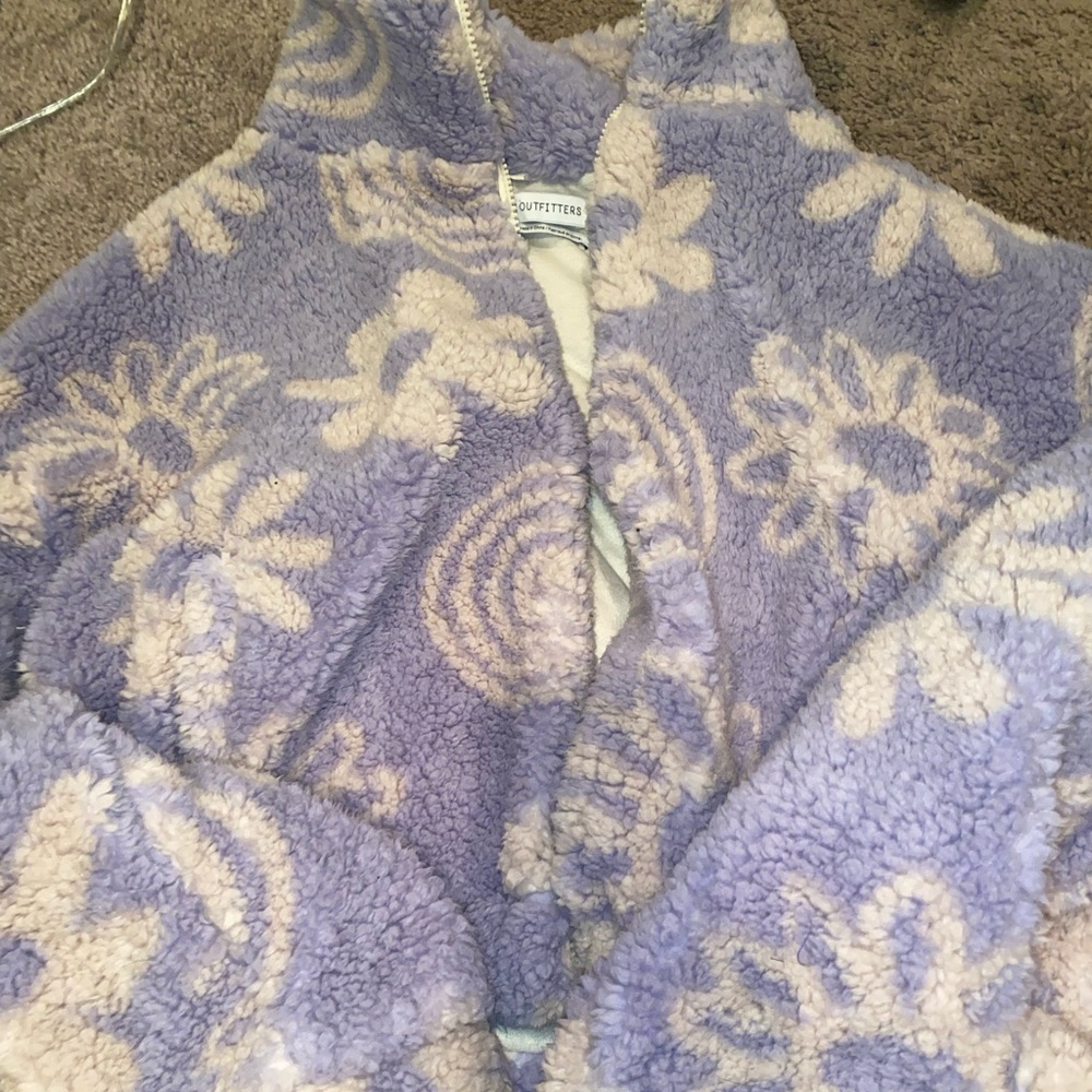 urban outfitters fluffy puffer jacket